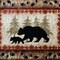 Flash Furniture 4' x 5' Brown Rustic Bear and Cub Olefin Area Rug KP-RGB3940-45-BN-GG - alternate 5